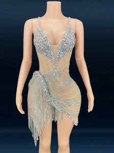 Diva Luxe Crystal Dress (CUSTOM MADE‼️)